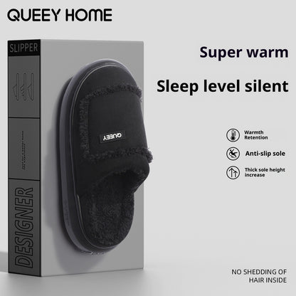 Women's Warm Non-slip Suede Cotton Slippers