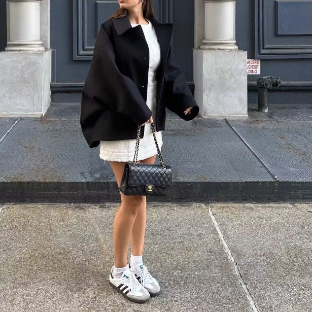 Gaëlle™ – Le Manteau Oversize Élégant et Confortable