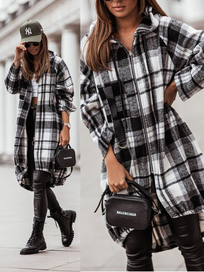 Aurelia - Tissu en laine à fermeture éclair