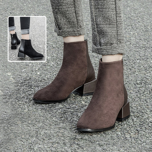 Léonora™ | Bottines de luxe à talon moyen