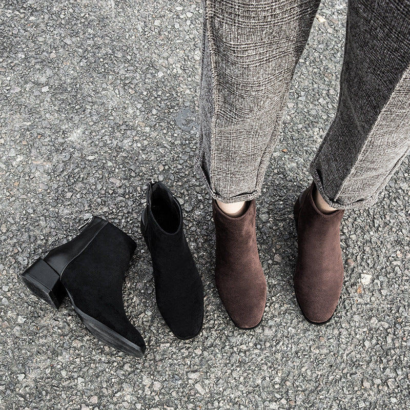 Léonora™ | Bottines de luxe à talon moyen