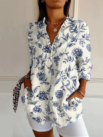 Chemisier imprimé chic | Style raffiné