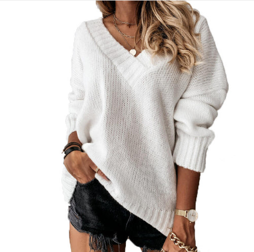 Women's Fashion Casual Versatile Knit Shirt