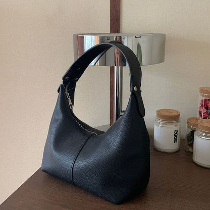 Anelyss™ | Chic Organic - Sac drapé en cuir de veau