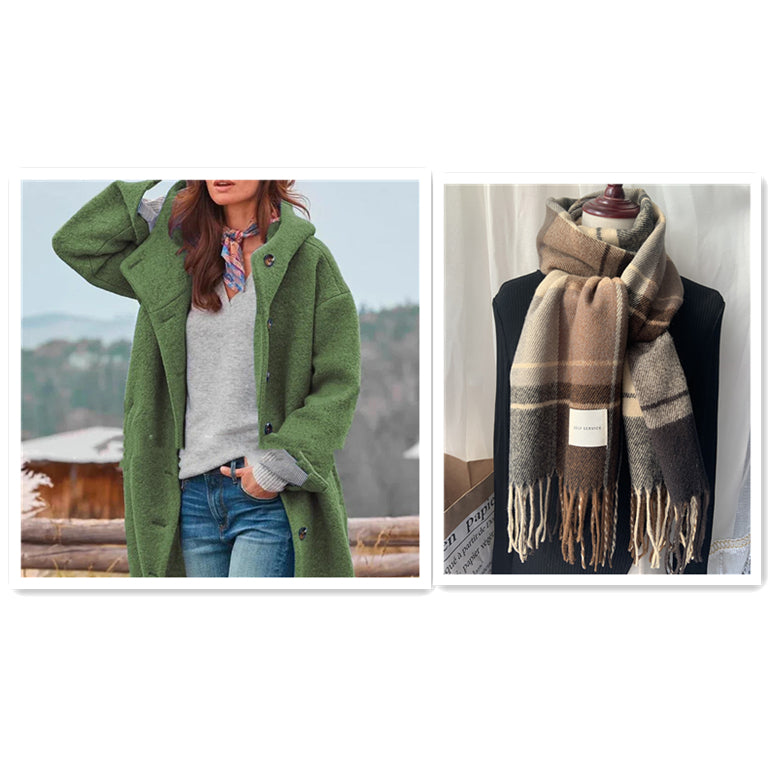 Camille™ - Manteau d'Automne Élégant