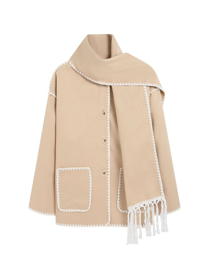 Robusta - Veste Châle à Franges Élégante et Confortable