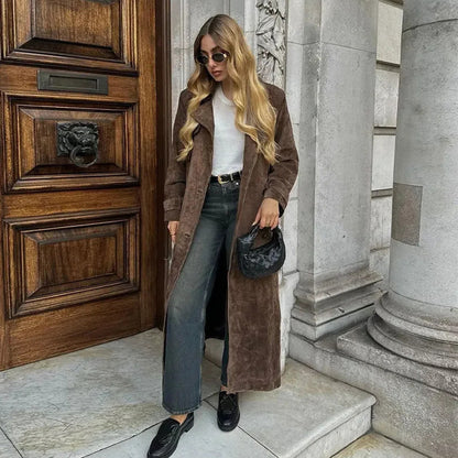 Blanche™ – Trench-coat élégant à col montant
