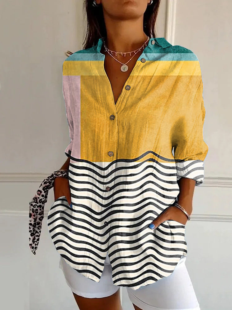 Chemisier imprimé chic | Style raffiné