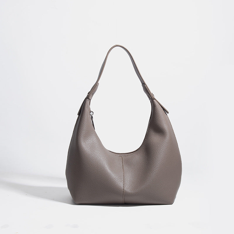 Anelyss™ | Chic Organic - Sac drapé en cuir de veau