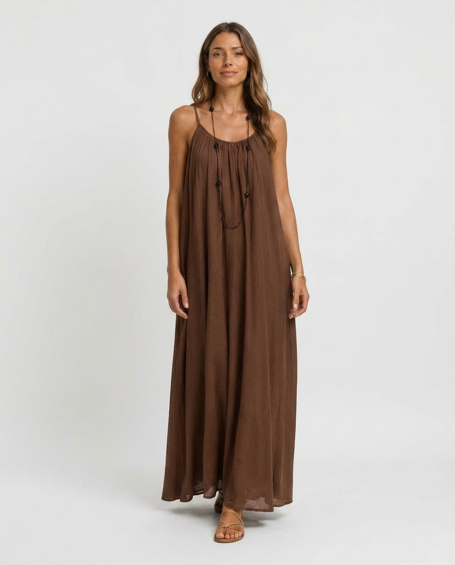 Claudine™ - Robe Longue Sans Manches