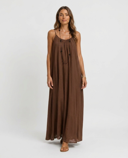 Claudine™ - Robe Longue Sans Manches