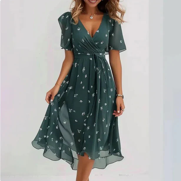 Margaretha - Robe d'été sexy à col en V