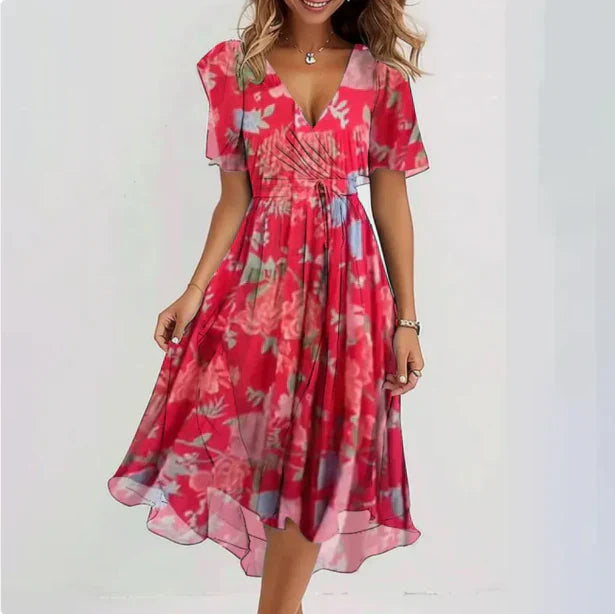 Margaretha - Robe d'été sexy à col en V