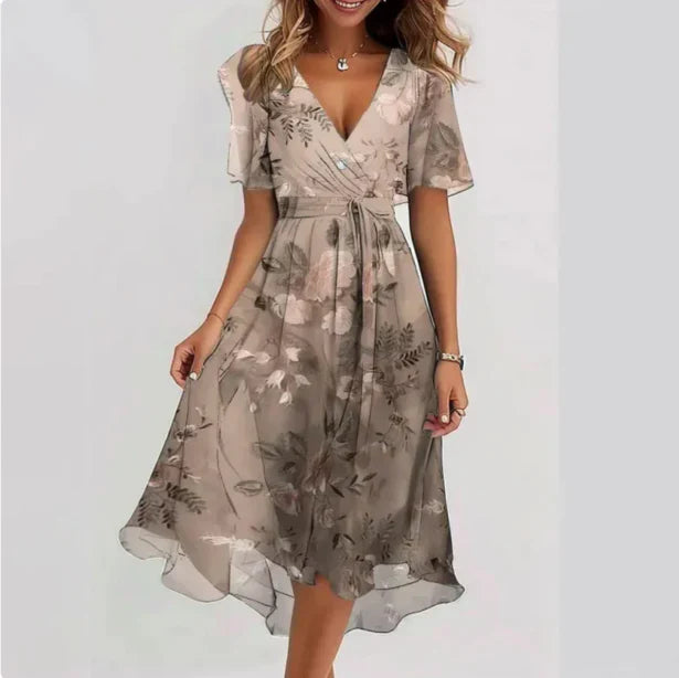 Margaretha - Robe d'été sexy à col en V