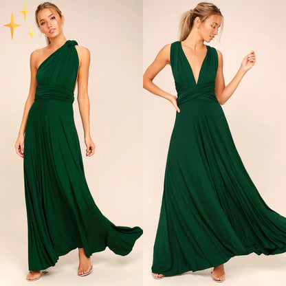 Léa - Robe multi-positions port variées