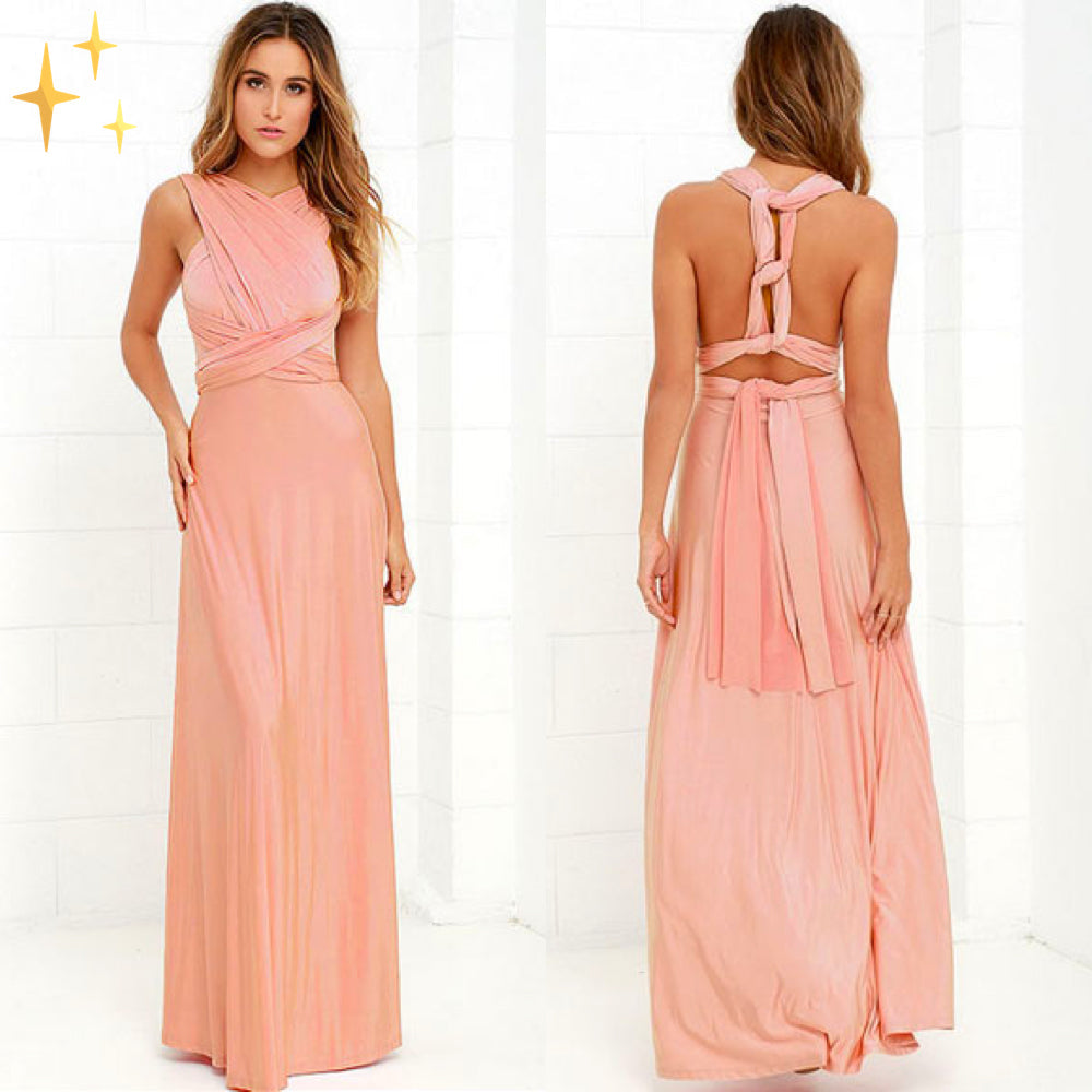 Léa - Robe multi-positions port variées