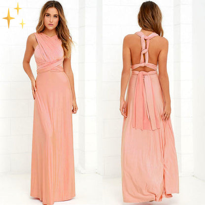 Léa - Robe multi-positions port variées