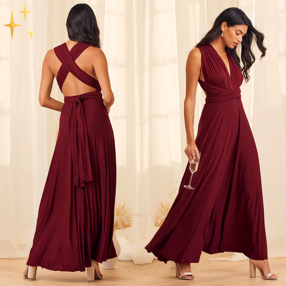 Léa - Robe multi-positions port variées