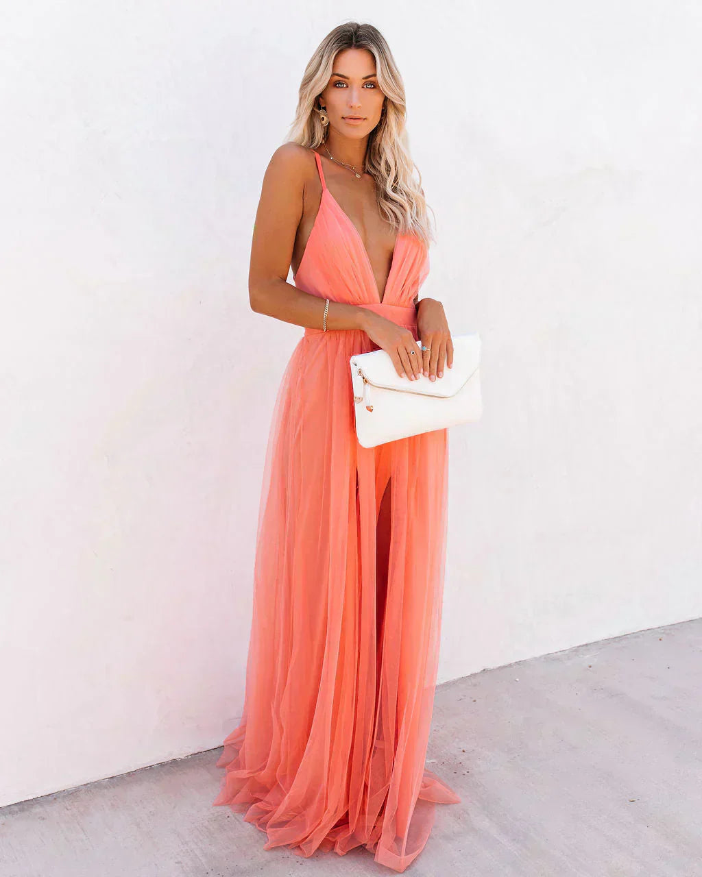 Camille - Robe longue fluide et chic style d'été