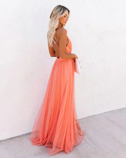 Camille - Robe longue fluide et chic style d'été