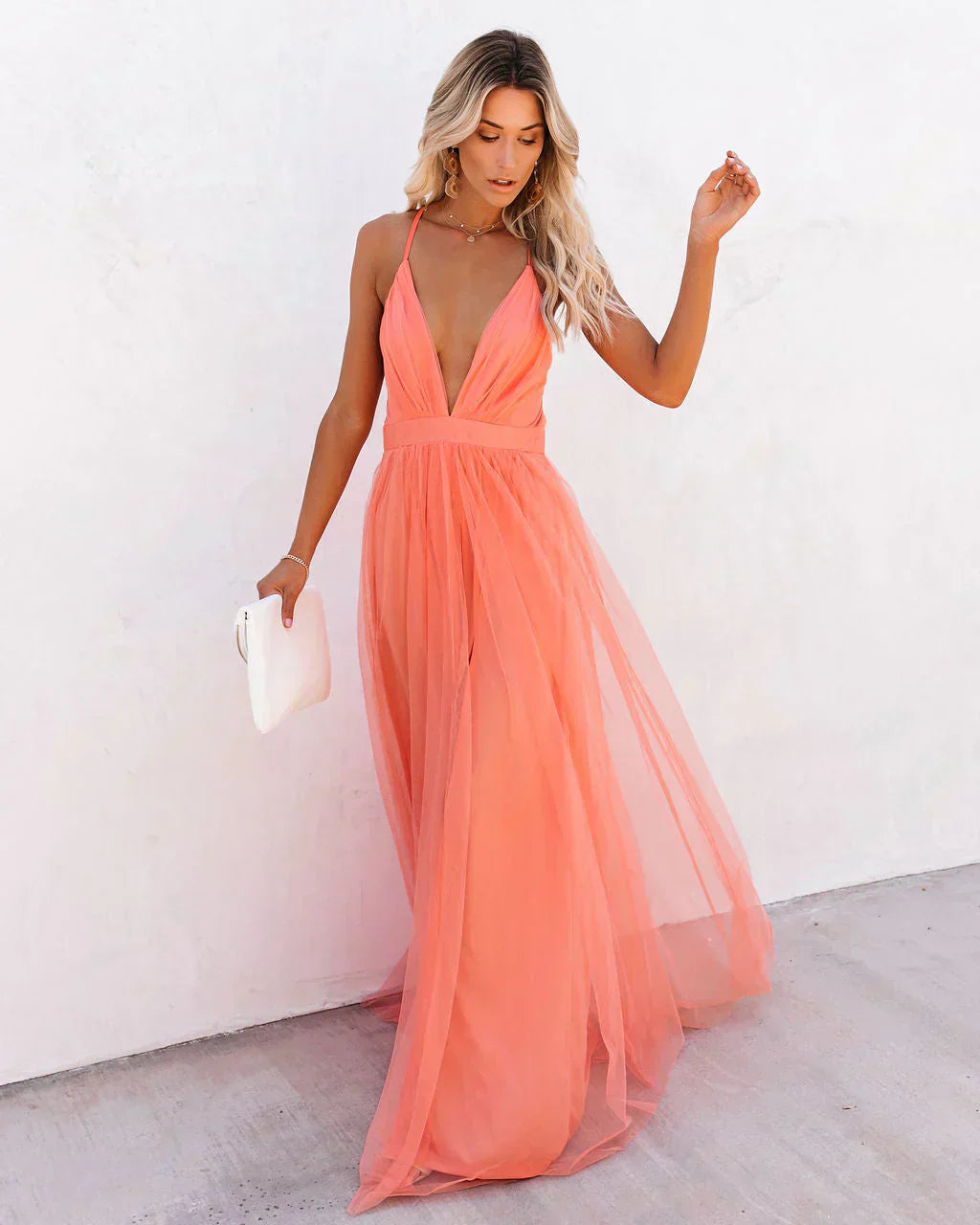 Camille - Robe longue fluide et chic style d'été