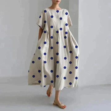 Nora - Robe Décontractée Et Élégante À Imprimé Flora