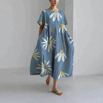 Nora - Robe Décontractée Et Élégante À Imprimé Flora