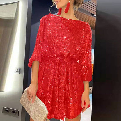 Inès - Robe de soirée courte et fluide