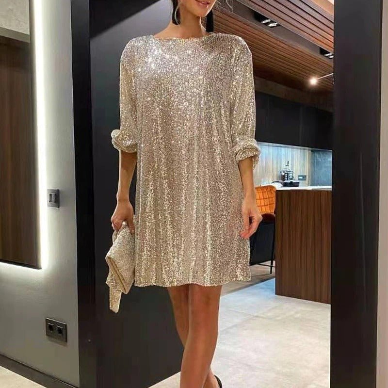 Inès - Robe de soirée courte et fluide